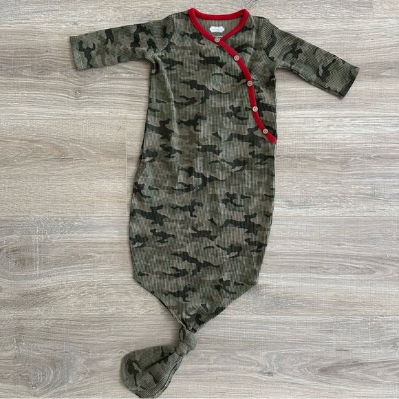 Mud pie green camouflage take me home night gown - Picture 1 of 4